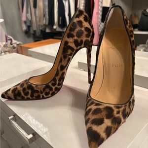 Christian Louboutin Leopard Print Heels